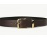 Mens Dress Belt Brown-Black 38mm-107NK